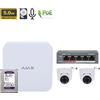 Ajax NVR Kit videosorveglianza Bianco + TurretCam 5Mp + HDD 1Tb + Switch PoE - 70936