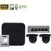Ajax NVR Kit videosorveglianza Nero + TurretCam 5Mp + HDD 1Tb + Switch PoE - 70938