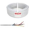 Elan Cavo allarme 2X0,75DIR+6X0,22 Tw Schermato Rame 100mt - 039291