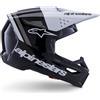 Alpinestars Casco Moto Cross Enduro Alpinestars SM3 Radium Ece06 nero bi
