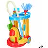 PlayGo Carrello delle Pulizie con Accessori PlayGo 30,5 x 67 x 37 cm [2 Unità]