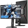 Minifire 24.5 Pollici Gaming Monitor 300Hz 2K WQHD Altezza regolabile, rotazione verticale/orizzontale,OD MPRT 1 ms, FreeSync, sRGB 130%, 350 nit, 2 porte DP 1.4, 2 porte HDMI 2.1,compatibile con VESA