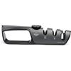 MITSUMOTO SAKARI Affilacoltelli Professionale a 3 Stadi, Affilacoltelli Affila Facile con Manopola ad Angolo Regolabile, Giapponese Affilacoltelli da Cucina in Multifunzionale e Lucidatura