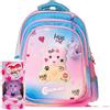 MAS LEGNO Colourbook Zaino Scuola Coccolotti Schienale Ergonomico Imbottito 44x34x17 cm Rosa