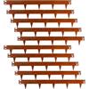 UNIGARDIA Bordura Corten per Giardino in Metallo per Prato 10 m - Bordatura Aiuole Giardino Alta 150 mm - Bordure per Aiuole Flessibile, Corten