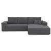 IDOHOME 185x294 Divano Angolare 3 Posti con Contenitore - Divano Letto Angolare con Funzione Letto (140x244 cm) - Destra