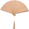 Healifty Ventaglio Pieghevole in Bambù Stile Vintage Ventaglio a Mano Portatile 12.52In Per Eventi Estivi Matrimonio Decorazione Casa E Uso Quotidiano