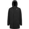 K-Way Giubbotto Lungo uomo, modello MARLYN BONDED realizzato in poliestere, dal Fit Regular, colore nero-blu scuro
