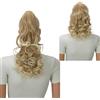CAISHA 2 IN 1 30cm E 40cm Posticcio Treccia Portare I Codini Extensions Per I Capelli Voluminoso Ondulato Biondo Mix H23-2