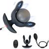 BDSMYEE Plug Anale Vibratore Gonfiabile con Pompa, Plug Giocattolo sessuale dilatatore anale, palline Anali Anale-dilatatore Stimulieren Sie die Prostata per Donne Uomini Coppie