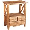 BISCOTTINI INTENATIONAL ART TRADING Cassettiera in Legno, 56x36x66 cm