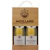 Moillard - Set regalo Chablis e Petit Chablis, vino bianco Chardonnay, Grand Vins de Bourgogne in scatola di legno (2 x 0,75L) (Confezione da 6)