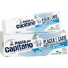 Pasta del Capitano, Dentifricio Placca e Carie Bio, Garantisce una Pulizia Profonda, Protegge Denti e Gengive, Soluzione Ideale contro Placca e Carie, 100% Made in Italy, Tubetto da 75 ml