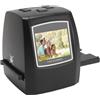 Generic Scanner di Diapositive Film 22MP Interpolazione Convertitore Foto Negativo per 135 126 110 Film Scanner per per Schermo LCD per Immagini Ad Alta Risoluzione Adatte a Tutte le età (Spina