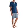 CALIDA Relax Streamline Set di Pigiama, Pottery Blue, 52-54 Uomo