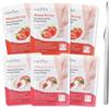 Henjunu 6 paia Maschera Esfoliante Piedi,Peeling Piedi,Trattamento Intensivo Nutriente,Secchi e Screpolati,Con Kit Pedicure per Uomo e Donna,Fragola e Pesca