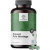 HealthyWorld® BIO Moringa - 180 Capsule Vegetali - Pianta ayurvedica da produzione biologica - 1650 mg Moringa Oleifera per dose giornaliera - Fornitura 2 mesi - Per sostegno naturale dell'organismo