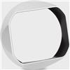 Haoge Paraluce quadrato in metallo per fotocamera digitale Leica Q3-43 Q3, LH-LQ343W, colore: Argento