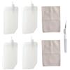 AHABIPERS Kit di pulizia per occhiali e schermo, 4 flaconi spray sostituibili, 2 panni in microfibra, 1 penna per la pulizia degli auricolari