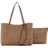 GUESS Brenton Tote Latte Logo