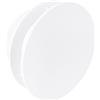 Vent Systems Diffusore d'aria circolare da 12,7 cm, coperchio di sfiato regolabile in plastica bianca con flangia a incasso, registro HVAC durevole e facile da installare per soffitto, parete