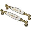 Mprofi MT® 10 Pezzi | Maniglie per Mobili Cucina | 96 mm | Maniglie per Cassetti, Ante, Armadi e Pensili | Design Moderno Effetto Oro Vecchio, per Cucina, Bagno e Camera
