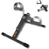 FFitness Cyclette Pedaliera Mini Bike per Riabilitazione Motoria Monitor LCD Resistenza Regolabile Pieghevole Allenamento Gambe e Braccia