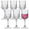 GBKDQQ Bicchierini da liquore con manico, 6 pezzi, 60 ml, trasparenti per grappa, per porta, limoncello, bicchierini da liquore, set per tequila, sherry