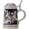 HAUCOZE Amoy-Art Boccale di Birra Con Coperchio Regali Fatti a Mano Souvenirs Bicchieri da Birra Rilievo inciso delle Circo Bavarese Sicurezza Alimentare Confezione Regalo 0.5 Litre