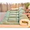 Generic Materasso giapponese King Size Gel Memory Foam Topper Letto Matrimoniale Materasso Traspirante Pavimento Grigio 120x200cm