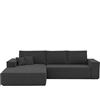IDOHOME 185x294 Divano Angolare 3 Posti con Contenitore - Divano Letto Angolare con Funzione Letto (140x244 cm) - Sinistra