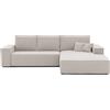 IDOHOME 185x294 Divano Angolare 3 Posti con Contenitore - Divano Letto Angolare con Funzione Letto (140x244 cm) - Destra