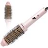 TANSHINE Thermal Brush, spazzola elettrica rotonda da 38 mm, spazzola termica, spazzola per ricci, ad aria calda e volumizzante, spazzola per acconciatura, capelli medi, capelli lunghi, Heated Hot