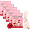 Lixuitme Maschera per Mani con Estratto di Rosa, Hand Mask, Confezione da 5 Pezzi, Guanti Idratanti per la Sbiancamento Cura delle Mani, Per la Pelle Secca, Invecchiata e Screpolata