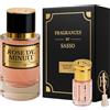 FRAGRANCES BY SASSO Fragranza rosa di mezzanotte profumo di arabia - fragrante by sassso - Cofanetto di lusso - estratto di profumo 50 ml + muschio 3 ml + 5 campioni in omaggio - Cofanetto regalo uomo e donna