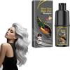 CreMHHate Hair Dye Shampoo, Shampoo Colorante per Donna, Black Hair Dye shampoo 3 in 1, shampoos colorante per Donna Uomo, colorante Capelli Istantaneo, shampoos Capelli Colorati, 100ml (Argento)