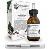 Organics Pharm Venice Italy Olio di ricino puro al 100% | Spremuto a Freddo | Organics Pharm Castor Oil Elixir | Biologio e Organico | Flacone da 100 ml con doppio pennello ciglia e sopracciglia