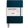 LEUCHTTURM1917 372712 Calendario settimanale medio (A5) 2026, Deep Sea, Inglese