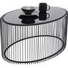 Kare Design - Tavolino da Caffè Wire Uno, Nero, 60 x 90 cm