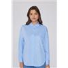 Tezenis Camicia Maniche Lunghe In Cotone Donna Azzurro