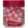 FunCakes Choco Crispy Balls Pearl Pink - Perles di Cioccolato, Ottime per decorare torte, cupcake, biscotti, crostate e molto altro - Decorazione per torte - 60g