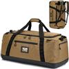 TUGUAN Borsone da Viaggio Grande XL 100L Borsa Sportiva per Uomo Donna con Funzione Zaino XXL Borsa per Bagagli Leggera e Impermeabile per Weekend Campeggio, Marrone