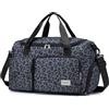 BAGROUPS Borsone da Viaggio 40x20x25 Ryanair 20L Pieghevole Borsa da Cabina Borsa da Weekender Impermeabile per Donna e Uomo con Cabina per Scarpe Sport Palestra Borsas Tote Borsas da Ospedale Blu