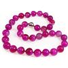 Treasure Bay Treasurebay, Collana da donna con perline da 14 mm, argento, colore: 14mm Pink Agate, cod. TB2609