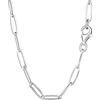 NKlaus collana 70cm lunga catena ad ancora in argento 925 collana da donna larga 3,6mm 6942