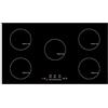 YAZE Piano Cottura Induzione, Piano Cottura Incorporato in Vetroceramica Integrato Con Sensore Controllo Touch, Nero (9300W - 5 Fuochi - 90CM)