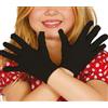 FIESTAS GUIRCA | Guanti Neri Bambini (18 cm) - Accessorio per Costume da Diavolo e Demone - Ideale per Halloween, Carnevale e Feste in Maschera - Unisex per Bambini - Nero