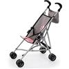 Bayer Design 30533AF Passeggino per bambole pieghevole con borsa, doppie ruote, cintura di sicurezza, per bambole fino a 46 cm