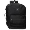 Pepe Jeans Aris Evergreen Zaino da Cabina per Portatile 15,6 Nero 31 x 44 x 20 cm Poliestere by Joumma Bags