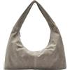 LIEBESKIND BERLIN Pelle borsa a tracolla Hobo Bag Brown grigio talpa